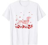 Funny Dachshund Valentines Day Gift Dog Dad Dog Mom T-Shirt