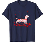 Funny Dachshund Valentines Day Gift Dog Dad Dog Mom T-Shirt