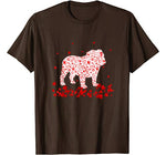 Funny English Bulldog Valentines Day Gift Dog Dad Dog Mom T-Shirt