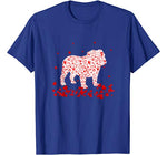 Funny English Bulldog Valentines Day Gift Dog Dad Dog Mom T-Shirt