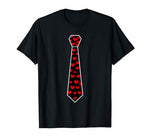 Funny Heart Tie Valentines Day T-Shirt
