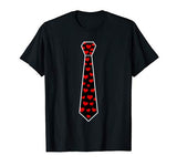 Funny Heart Tie Valentines Day T-Shirt