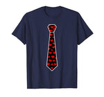 Funny Heart Tie Valentines Day T-Shirt