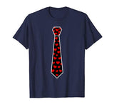 Funny Heart Tie Valentines Day T-Shirt