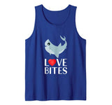 Funny Love Bites T-Shirt Anti Valentine’s Day Shark Shirt Tank Top
