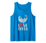 Funny Love Bites T-Shirt Anti Valentine’s Day Shark Shirt Tank Top