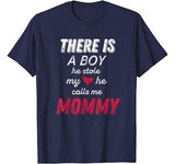 Funny Mom Shirts From Son  He Calls Me Mommy T-Shirt T-Shirt
