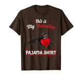 Funny Newfoundland This Is My Valentine Pajama Shirt Gift T-Shirt