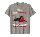 Funny Newfoundland This Is My Valentine Pajama Shirt Gift T-Shirt