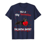 Funny Newfoundland This Is My Valentine Pajama Shirt Gift T-Shirt
