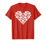 Funny Pickleball Love Heart Shape Valentine T-Shirt