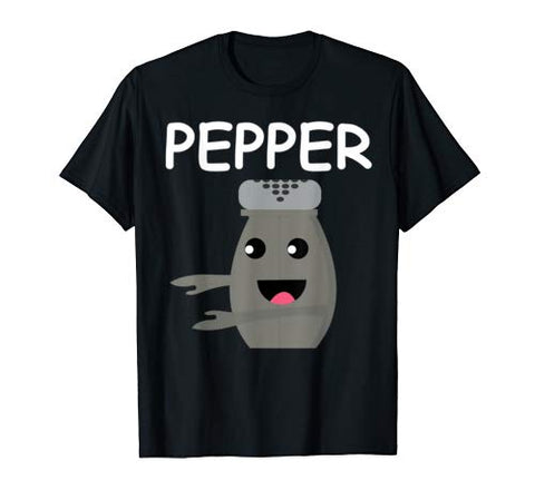 Funny Salt PEPPER Matching Couples Valentines T Shirts