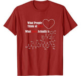 Funny Science T Shirt for Valentine Day