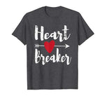 Funny Valentines Day Heart Breaker T-Shirt