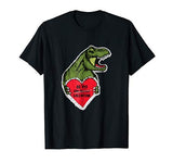 Funny Valentine’s Day T Rex Dino T Shirt – Be My Valentine