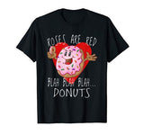 Funny Valentines Day T Shirt Boys Roses Are Red Donuts