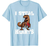 Funny Valentines Shirt For Boys Valentines Dinosaur T Rex