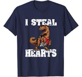 Funny Valentines Shirt For Boys Valentines Dinosaur T Rex