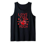 Funny Valentines Shirt  I Love You Soy Much Gift Tank Top