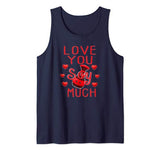 Funny Valentines Shirt  I Love You Soy Much Gift Tank Top