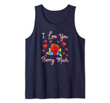 Funny Valentines Shirt  Love You Berry Much Gift Tank Top