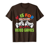 Funny Video Games Lover Valentine Day Shirts For Kids Boys
