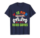 Funny Video Games Lover Valentine Day Shirts For Kids Boys