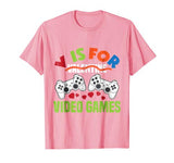 Funny Video Games Lover Valentine Day Shirts For Kids Boys