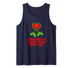 Game Controller I Paused My Game To Be With You Valentines Tank Top