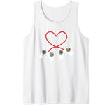 Gamer Controller Heart Love Funny Valentine’s Day Gift Tank Top