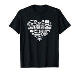 Gaming Love T-Shirt for Men Game Valentines Day Gift for Him T-Shirt