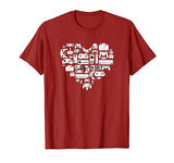 Gaming Love T-Shirt for Men Game Valentines Day Gift for Him T-Shirt