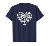 Gaming Love T-Shirt for Men Game Valentines Day Gift for Him T-Shirt