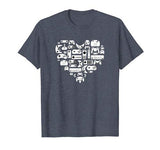 Gaming Love T-Shirt for Men Game Valentines Day Gift for Him T-Shirt