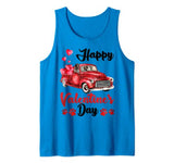 German Shorthaired Pointer Dog Red Truck Valentine’s Day Tank Top
