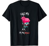 Girl Zombie Cute Halloween Valentines T-Shirt