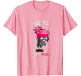 Girl Zombie Cute Halloween Valentines T-Shirt