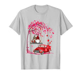 Gnomes red truck tree – Valentine’s day gift T-Shirt