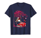 Gnomes red truck tree – Valentine’s day gift T-Shirt