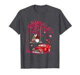 Gnomes red truck tree – Valentine’s day gift T-Shirt