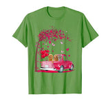 Goldendoodle Pink Truck Heart Tree Valentine’s Day Lover T-Shirt