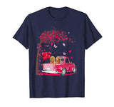 Goldendoodle Pink Truck Heart Tree Valentine’s Day Lover T-Shirt