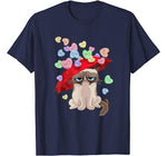 Grumpy Cat Valentine’s Day Raining Candy Hearts T-Shirt