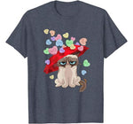 Grumpy Cat Valentine’s Day Raining Candy Hearts T-Shirt