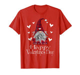 Happy Valentine’s Day Gnome Plaid T Shirt Cute Heart Gifts