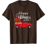 Happy Valentines Day Truck Heart Carrying Love Heart Costume T-Shirt