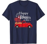 Happy Valentines Day Truck Heart Carrying Love Heart Costume T-Shirt