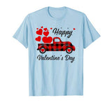 Happy valentine’s day buffalo plaid truck T-Shirt