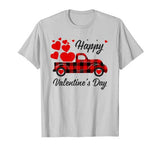 Happy valentine’s day buffalo plaid truck T-Shirt