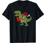 Heart Riding T Rex Valentine’s Day Funny Boys Girls T-Shirt